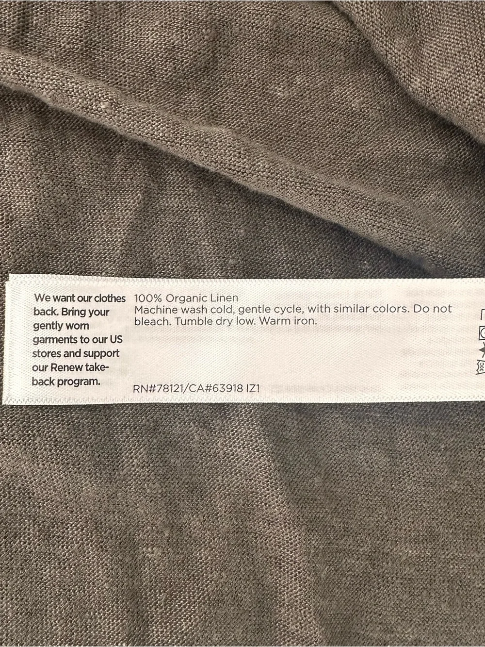 Eileen Fisher set of 2 Linen Long-Sleeve Crewneck Tops - Fuchsia & Dark Green M - Picture 6 of 10